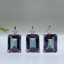 Multi Topaz Cube Sugar Pendant