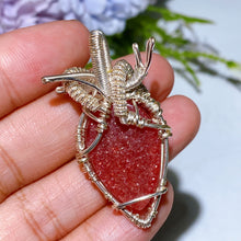 Copper Wrapping Crystal Pendant