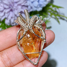 Copper Wrapping Crystal Pendant