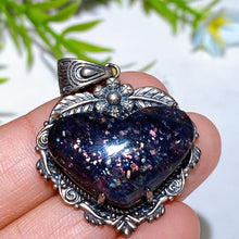 Sterling Silver Iolite Pendant