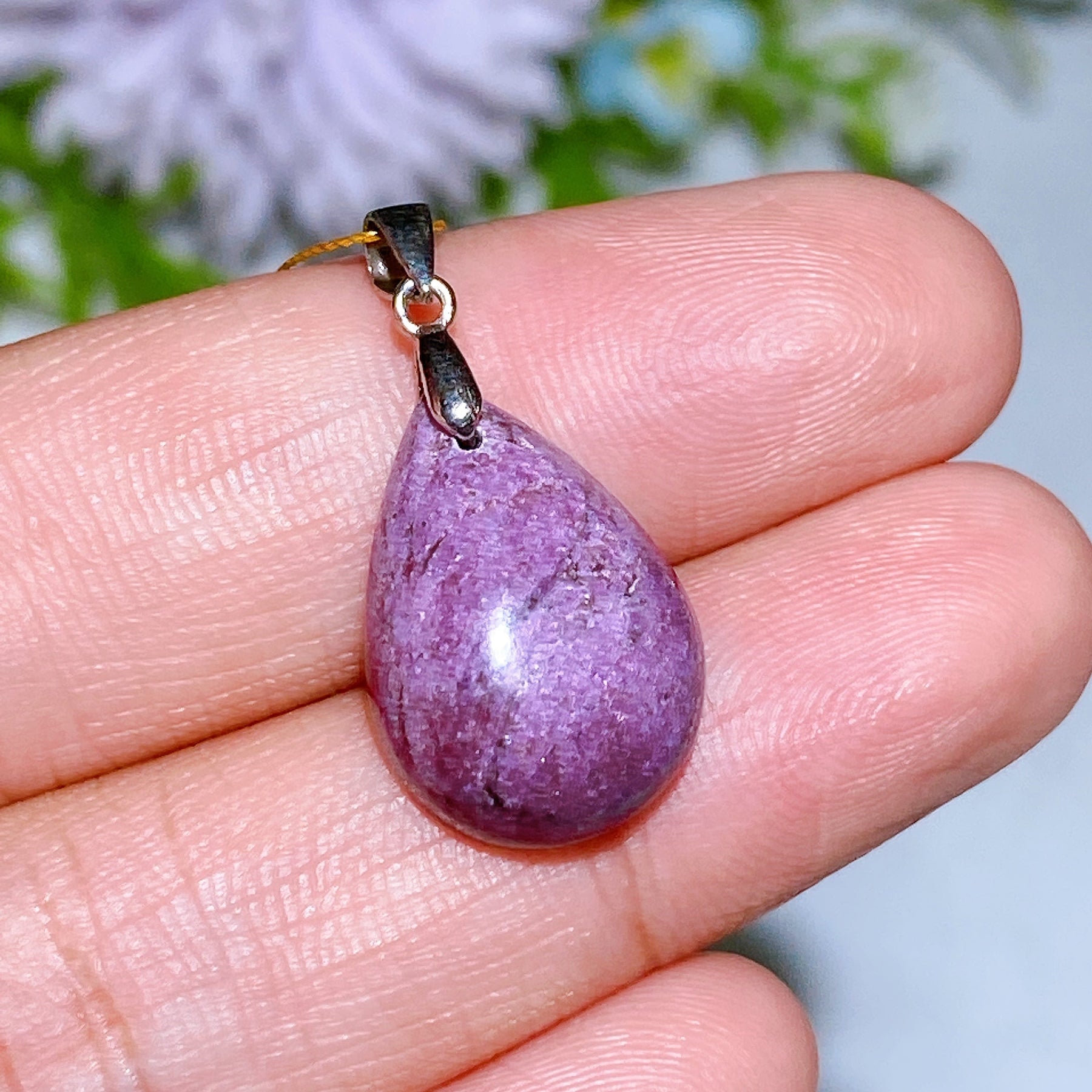 Unique Sterling Silver Crystal Pendant