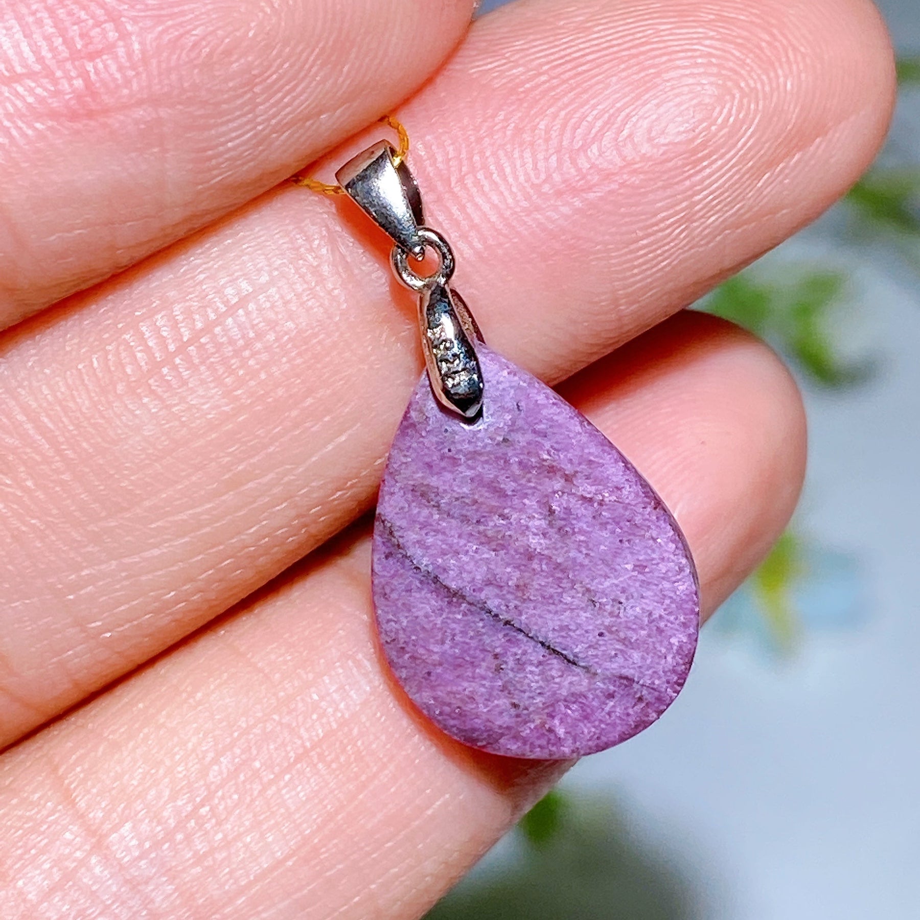 Unique Sterling Silver Crystal Pendant