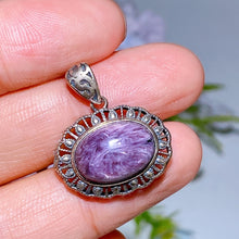Unique Sterling Silver Crystal Pendant