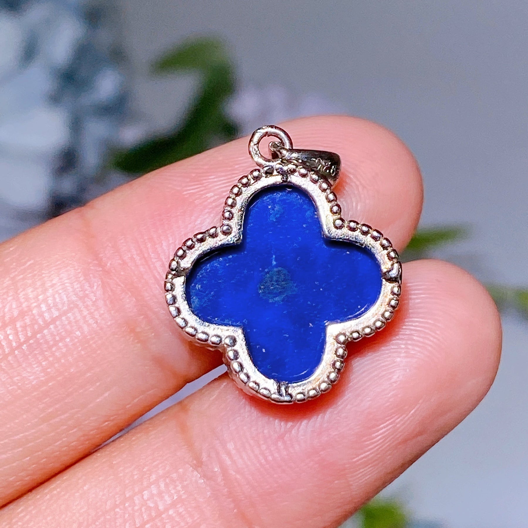 Unique Sterling Silver Crystal Pendant