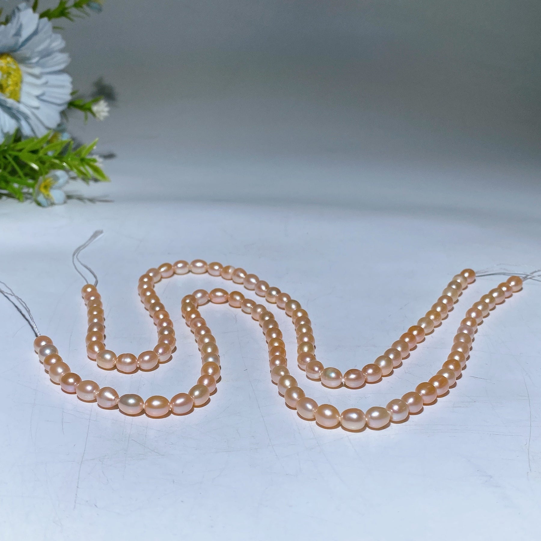 6mm Fresh Water Pearl Beads String