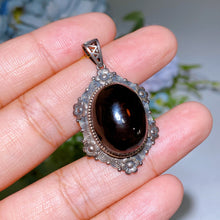 Unique Sterling Silver Crystal Pendant