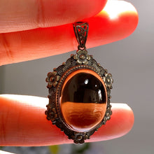 Unique Sterling Silver Crystal Pendant