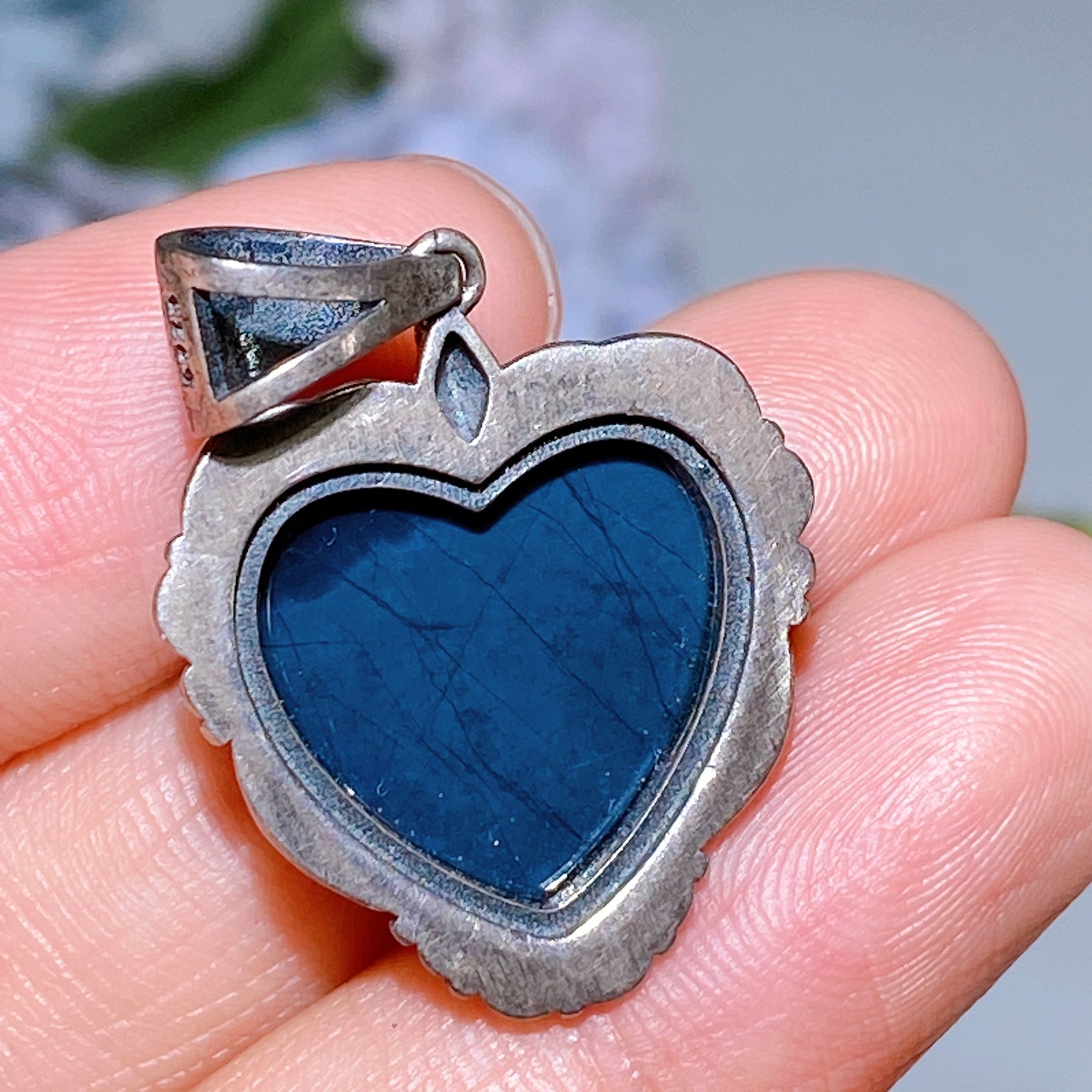 Unique Sterling Silver Crystal Pendant