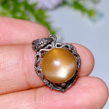 Unique Sterling Silver Crystal Pendant