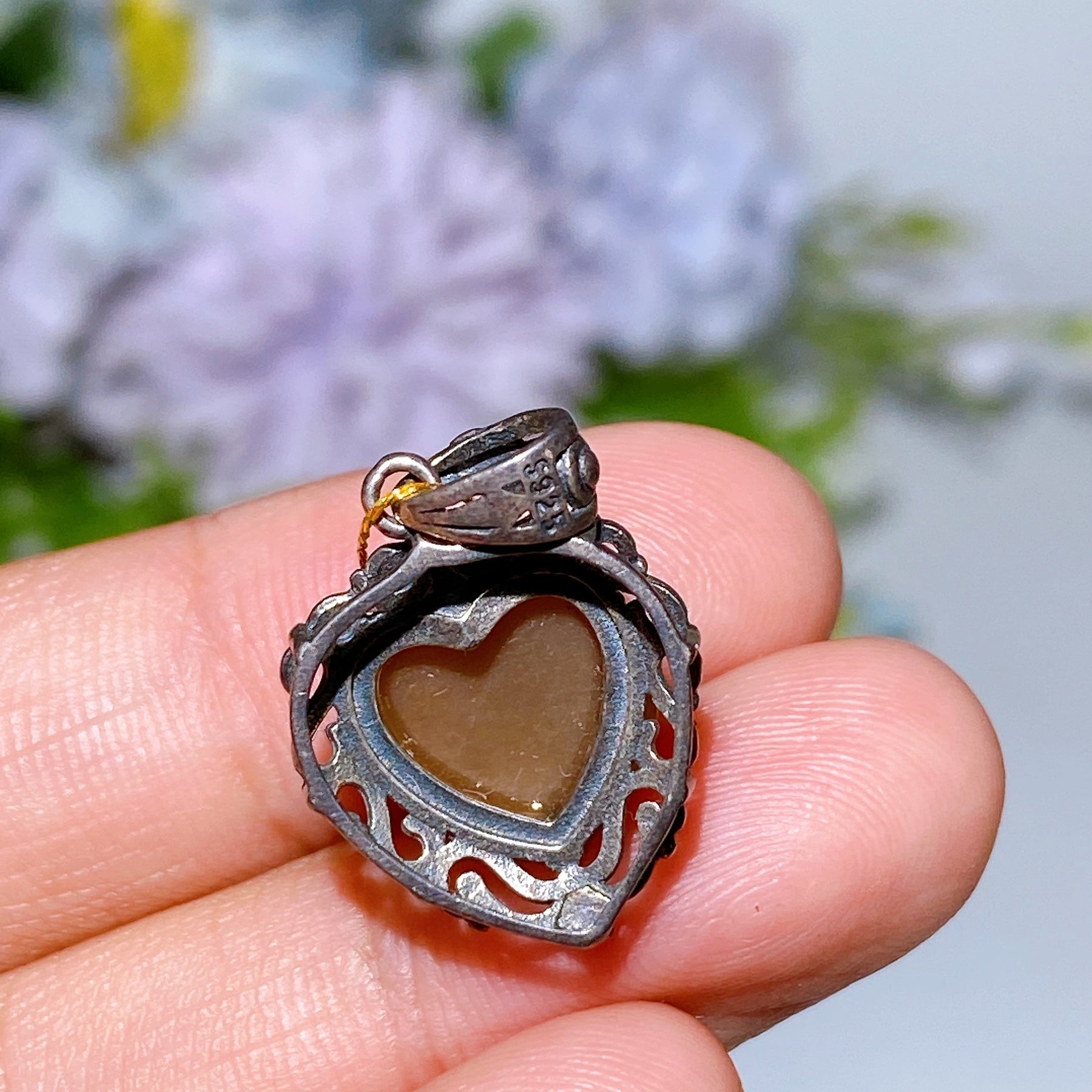 Unique Sterling Silver Crystal Pendant