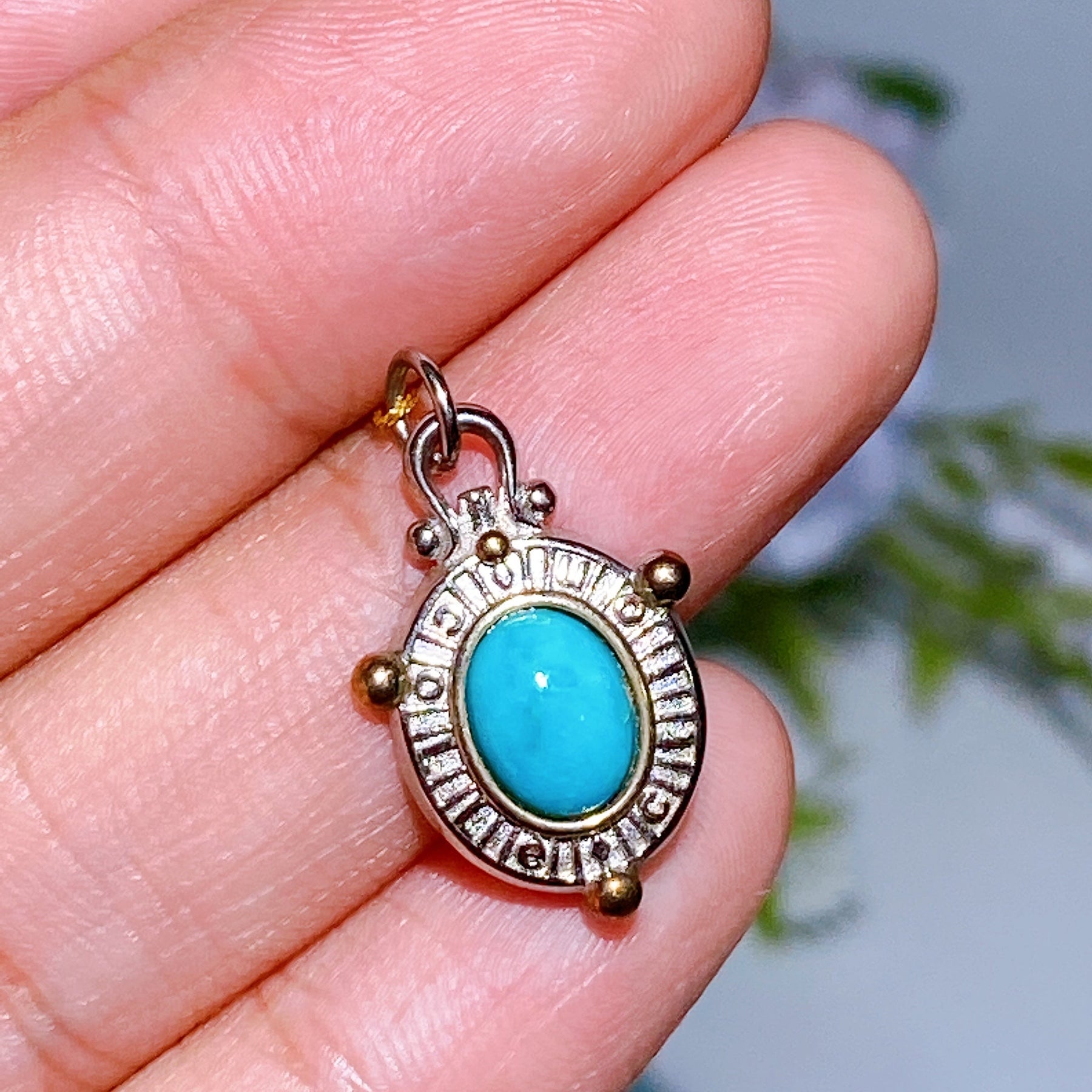 Unique Sterling Silver Crystal Pendant