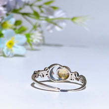925 Silver Moon Citrine Ring