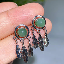 Copper Silver Plated Crystal Earrings Ear Stud