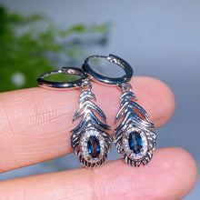 Copper Silver Plated Crystal Earrings Ear Stud