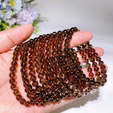 6.3-6.5mm Smoky Quartz Bracelet