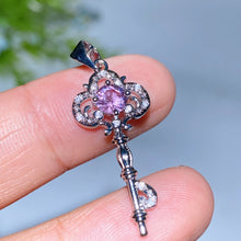 Copper Silver Plated Crystal Pendant