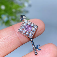 Copper Silver Plated Crystal Pendant