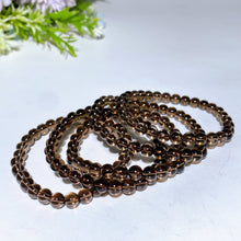 6.3-6.5mm Smoky Quartz Bracelet
