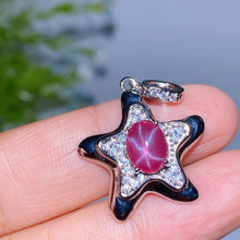 Copper Silver Plated Crystal Pendant