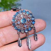 Copper Silver Plated Crystal Pendant
