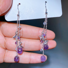 Alloy Metal Crystal Earrings