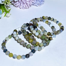 8mm Green Opal Bracelet