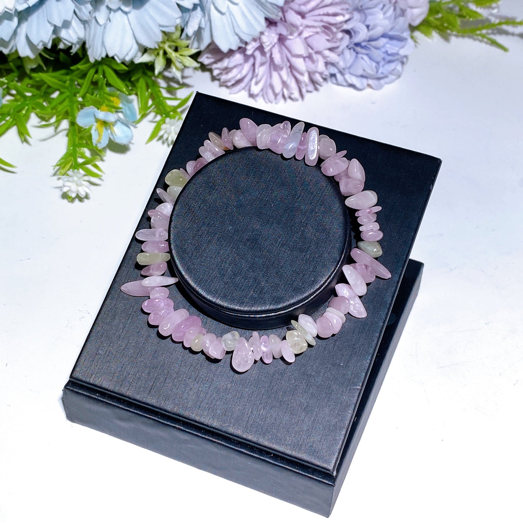 5-9mm Kunzite Chips Bracelet