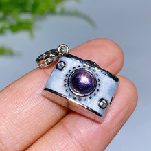 Crystal Camera Design Pendant