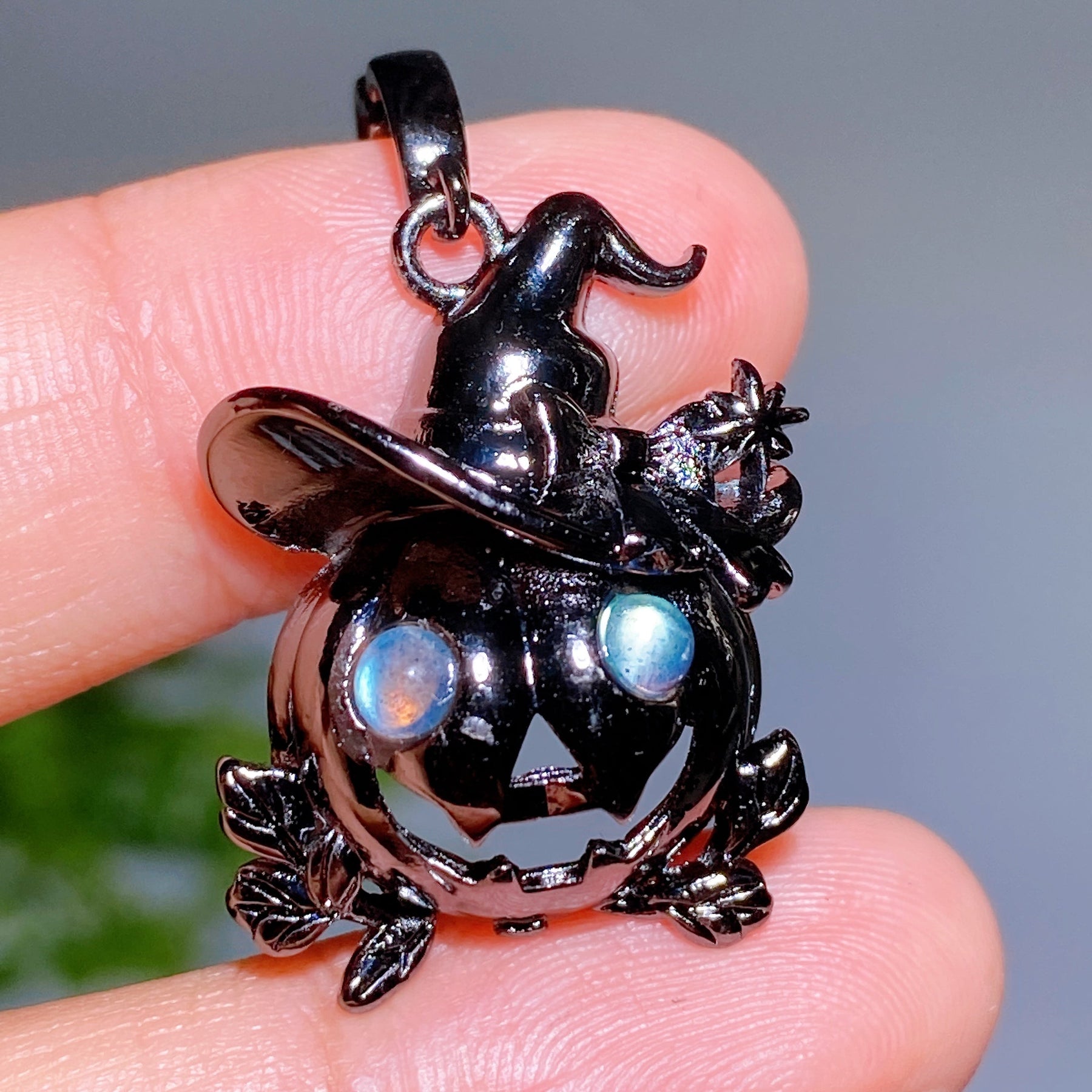 Copper Silver Plated Crystal Pendant