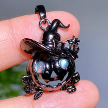 Copper Silver Plated Crystal Pendant
