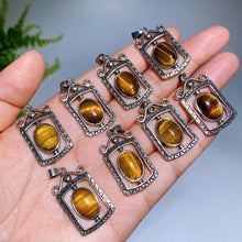Yellow Tiger's Eye Spinning Pendant