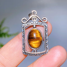Yellow Tiger's Eye Spinning Pendant