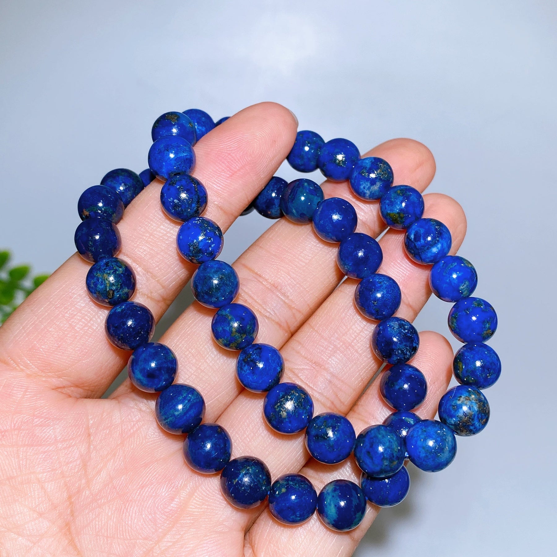 8mm Natural Lapis Lazuli Bracelet