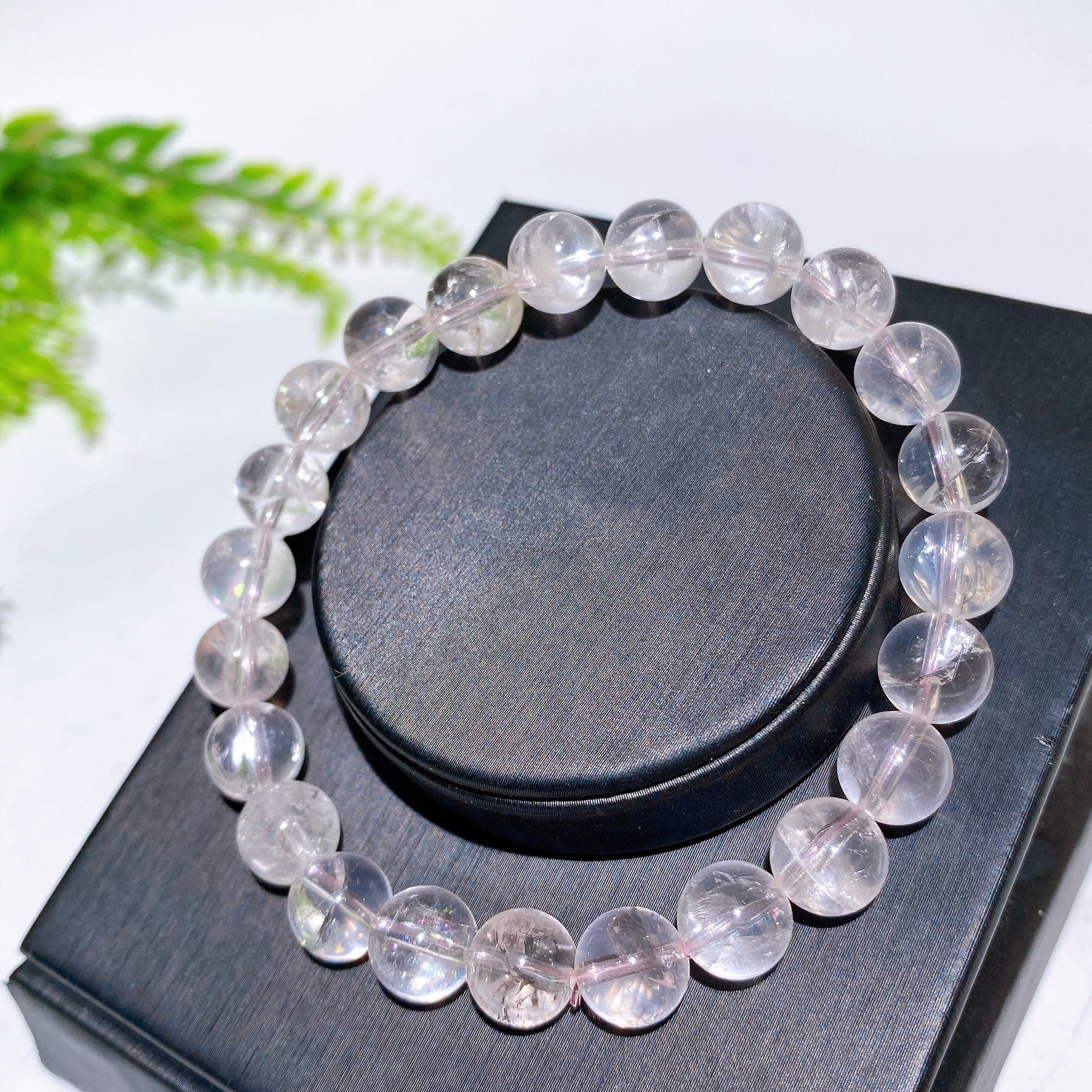 8mm Light Pink Azetulite Bracelet