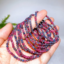 3.5mm Ruby Sapphire Bracelet