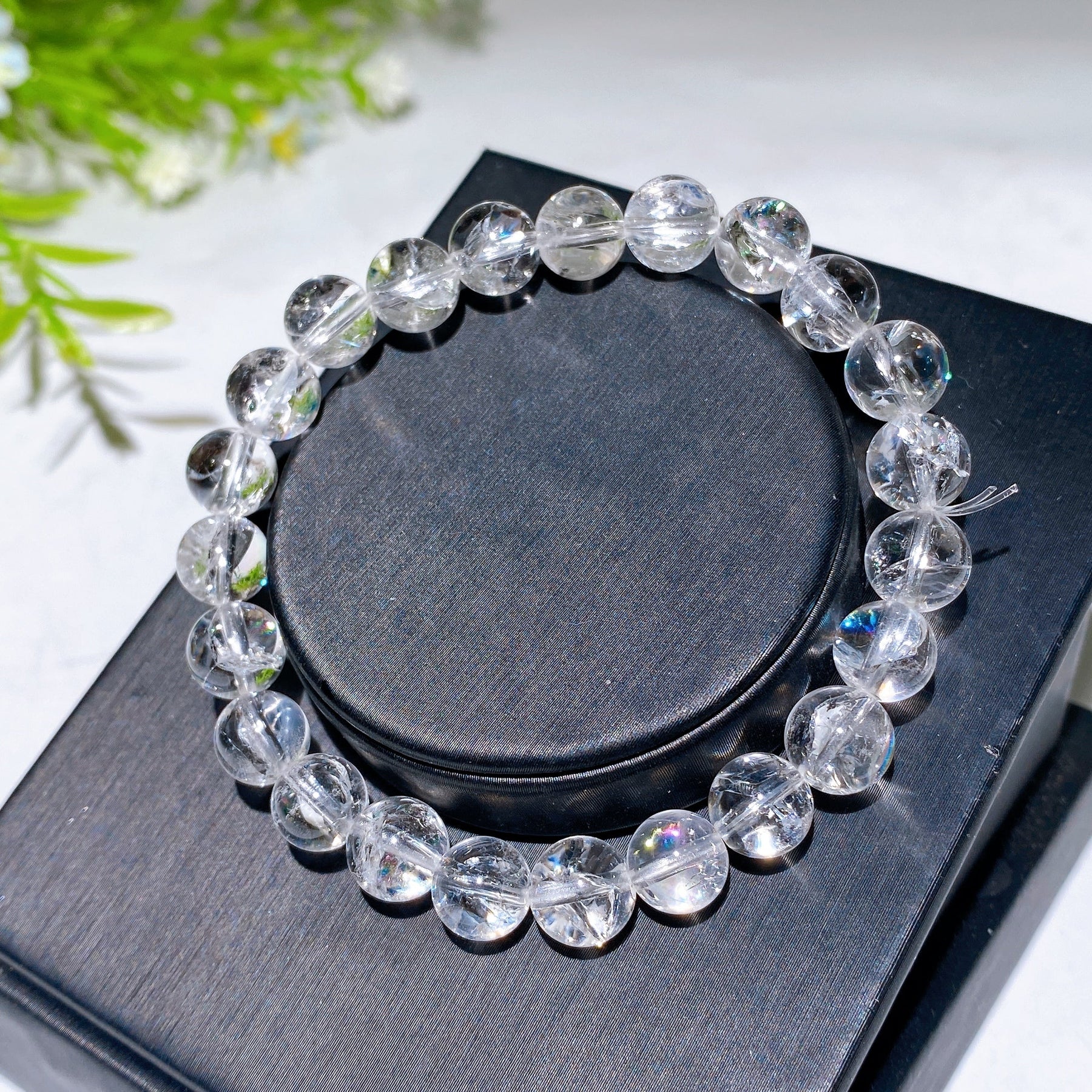 8mm 9.5mm Clear Azetulite Bracelet