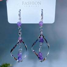 Natural Crystal Earrings
