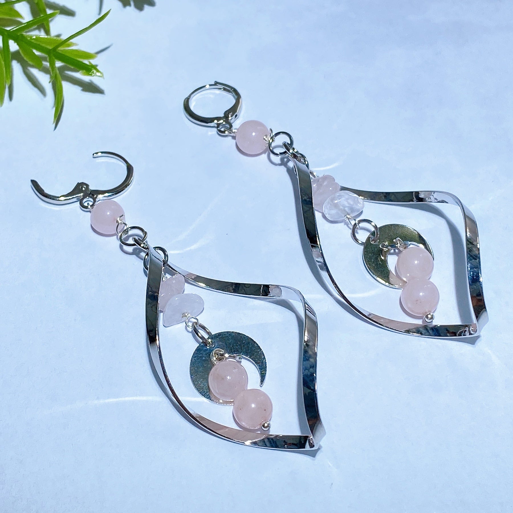 Natural Crystal Earrings