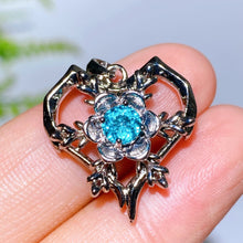 Copper Silver Plated Crystal Pendant