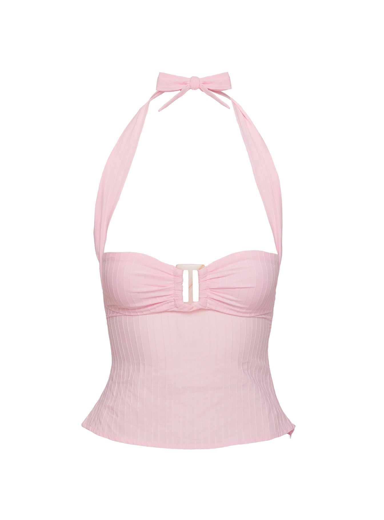 Isabetta Halter Top Pink - women's top by Ellevoria - view 15