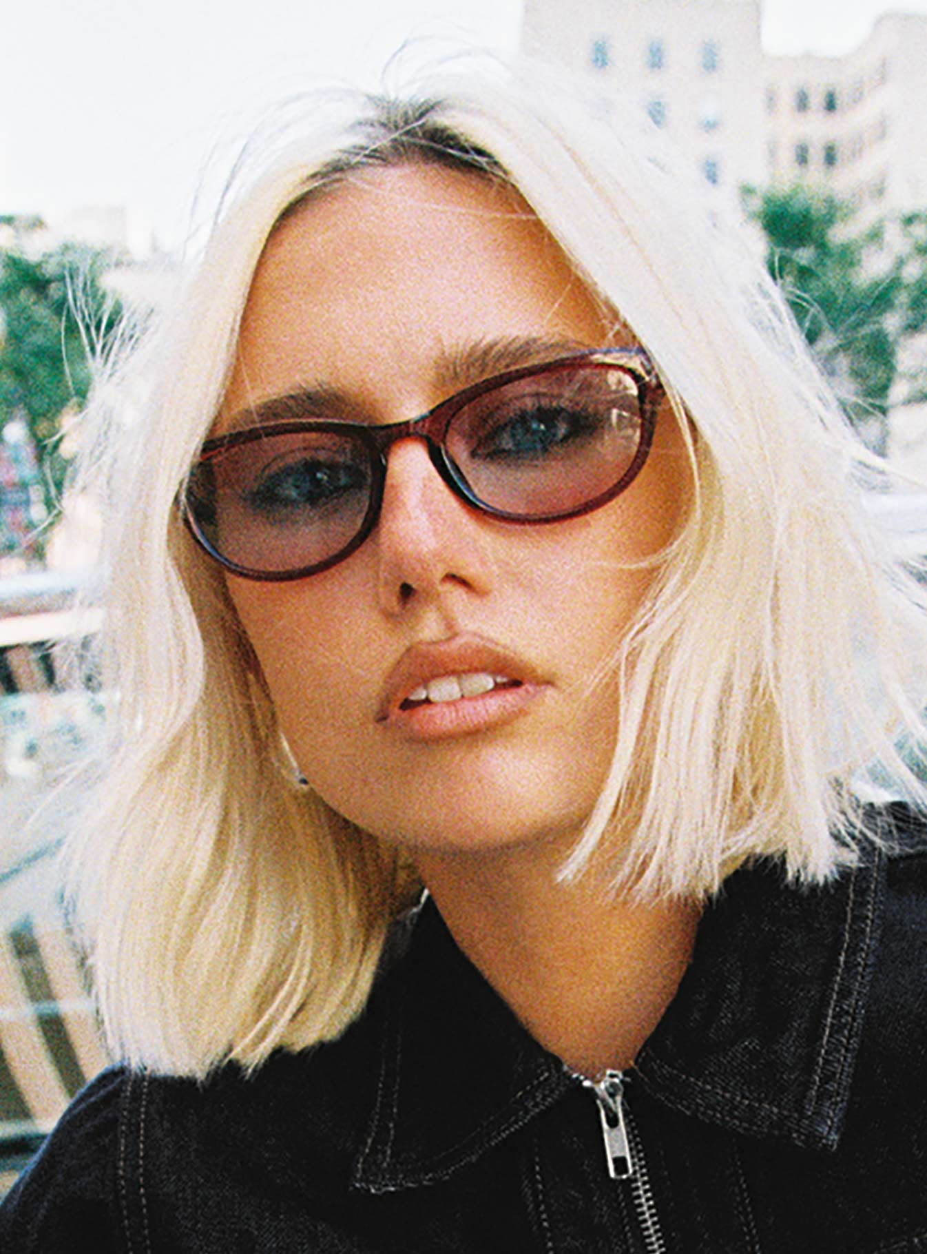 Iker Sunglasses Red women's sunglasses by Ellevoria