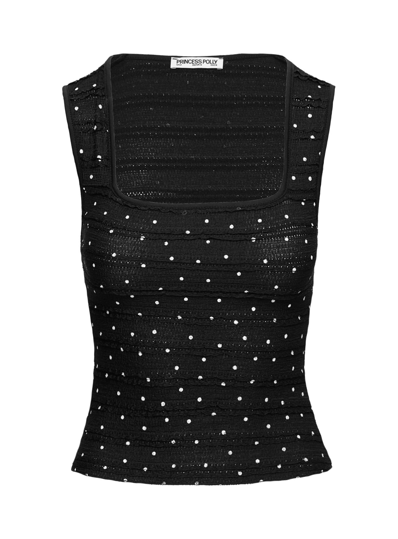 Moonie Ruched Top Black / White women's two piece set by Ellevoria