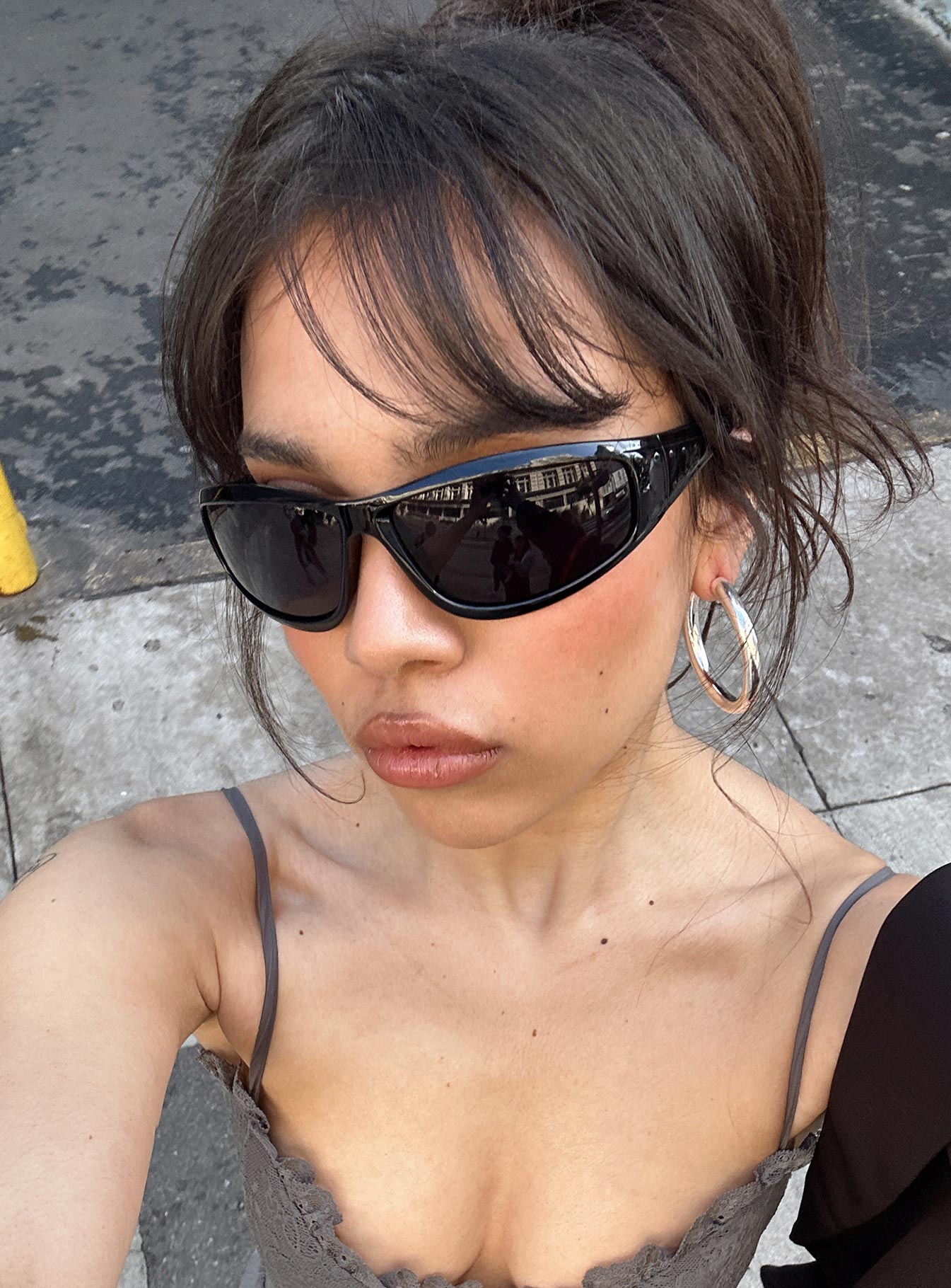 Mora Sunglasses Black women's sunglasses by Ellevoria