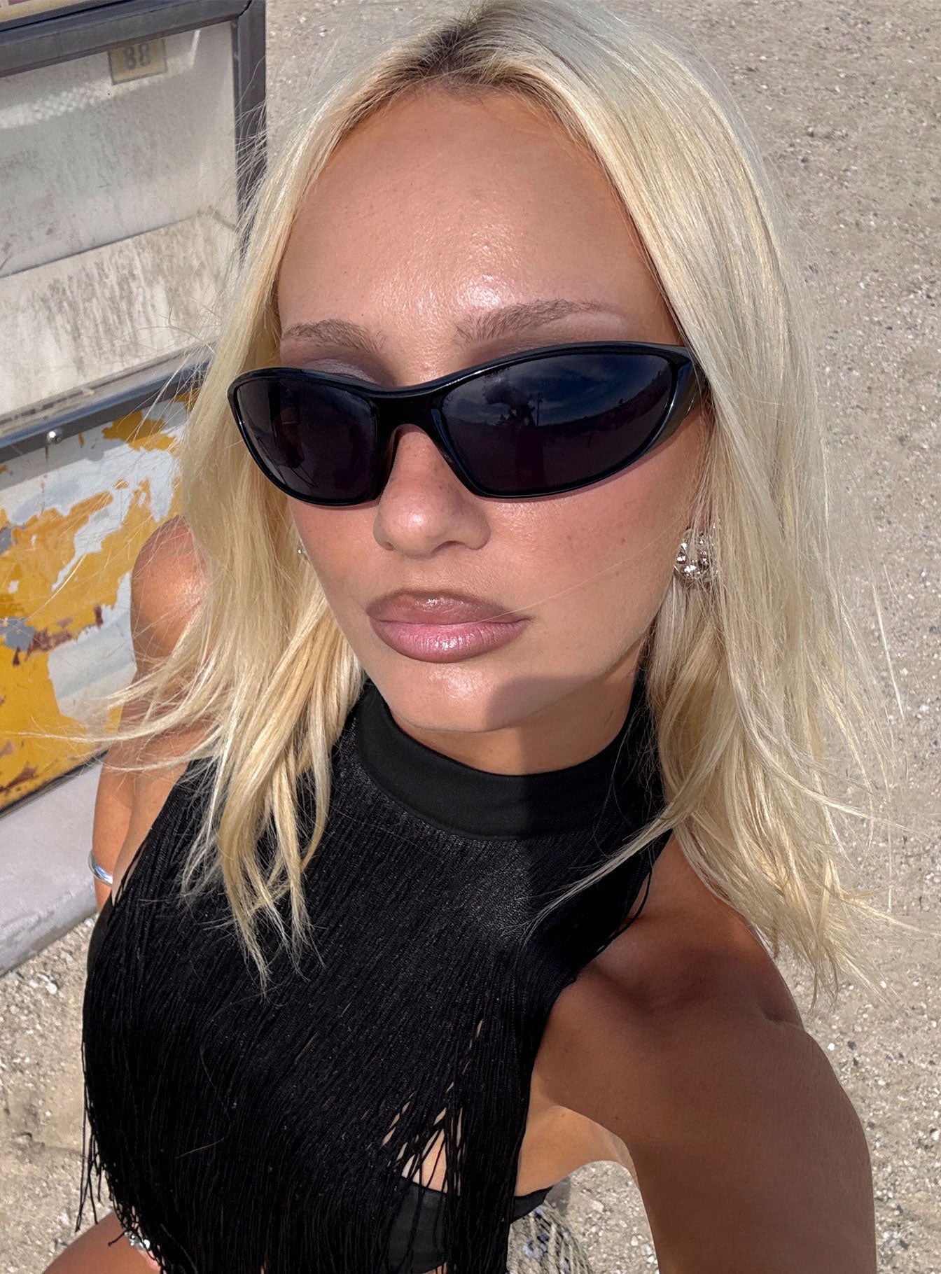 Mora Sunglasses Black women's sunglasses by Ellevoria
