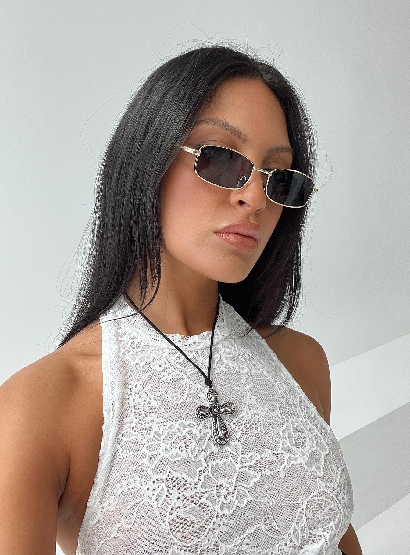 Nirvana Sunglasses Gold women's sunglasses by Ellevoria