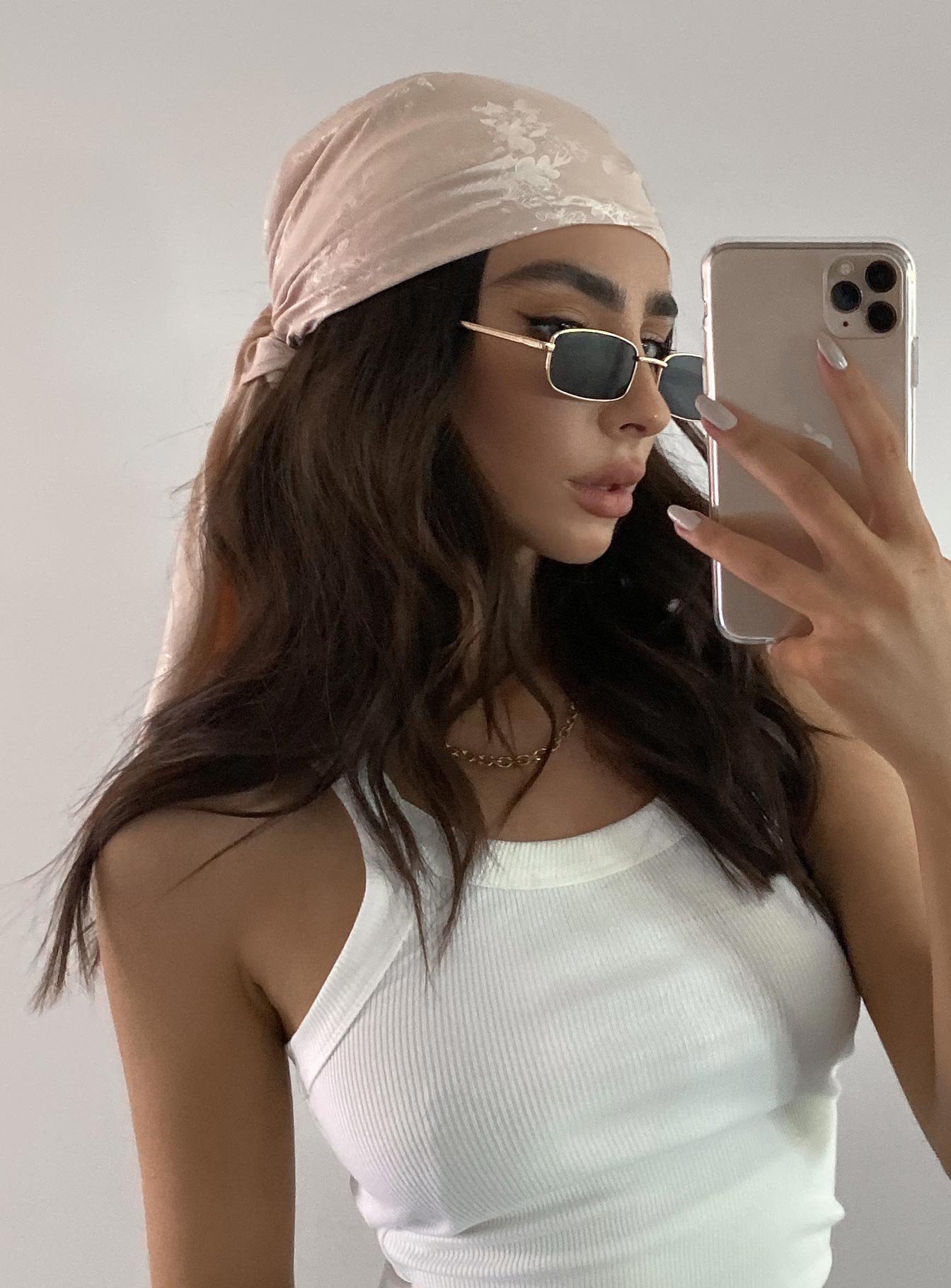 Nirvana Sunglasses Gold women's sunglasses by Ellevoria