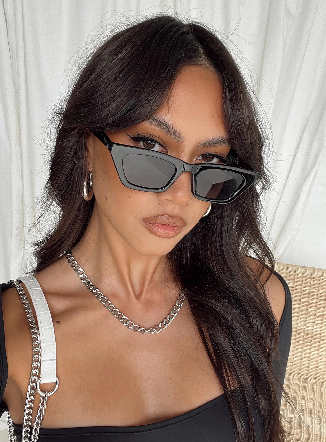 Octavia Sunglasses Black women's sunglasses by Ellevoria