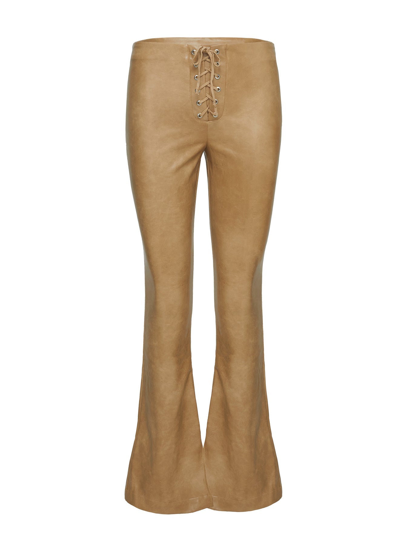 Roddie Lace Up Pants Brown women's pant set by Ellevoria