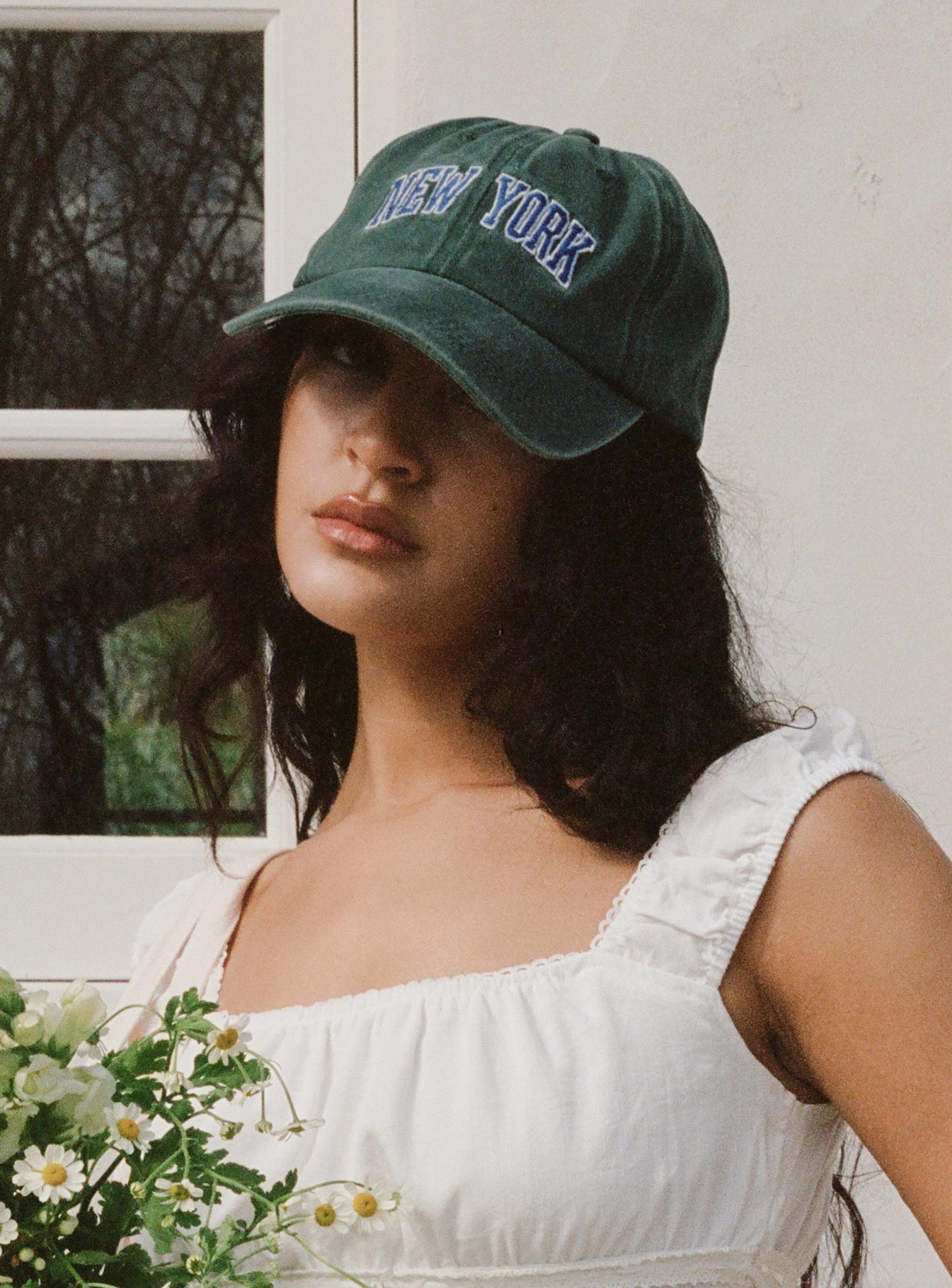 Seraphina Cap Green women's accessory by Ellevoria