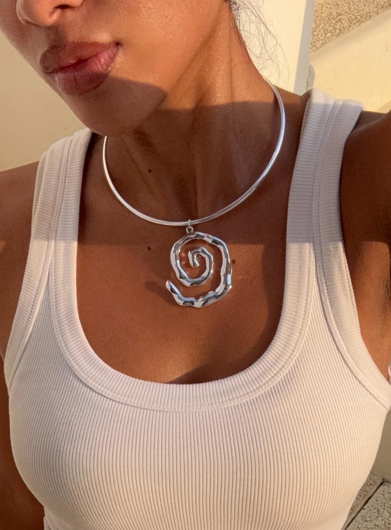 Ursula Necklace Silver women's necklace by Ellevoria